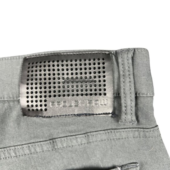 Projek Raw Slim Fit Casual Pants Charcoal Gray Stretch Denim size 36x30 - Picture 4 of 11